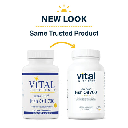 Ultra Pure® Fish Oil 700 Pharmaceutical Grade(Vital Nutrition) - HAPIVERI