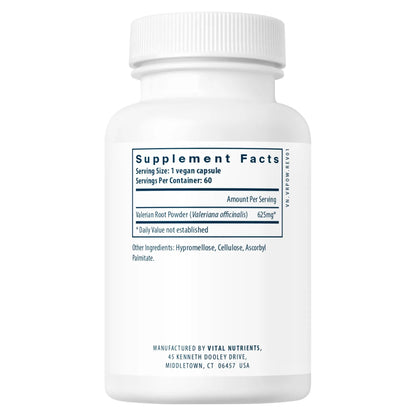 Valerian Root 625mg(Vital Nutrition) - HAPIVERI