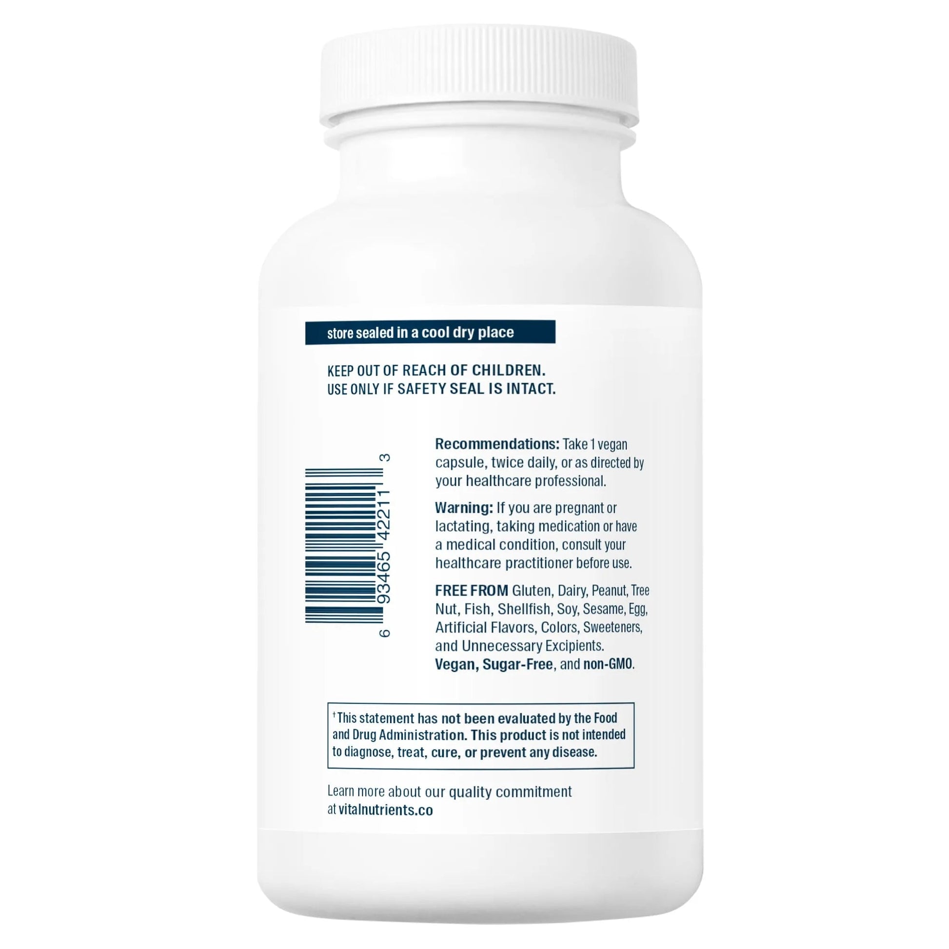 Veg-Source Glucosamine Sulfate 750mg(Vital Nutrition) - HAPIVERI