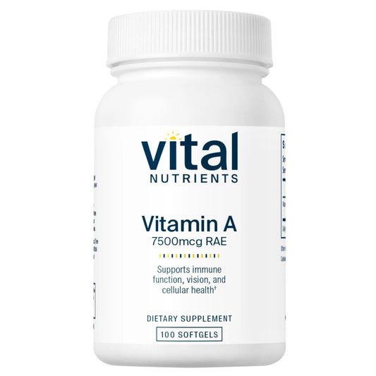 Vitamin A 7500mcg RAE(Vital Nutrition) - HAPIVERI