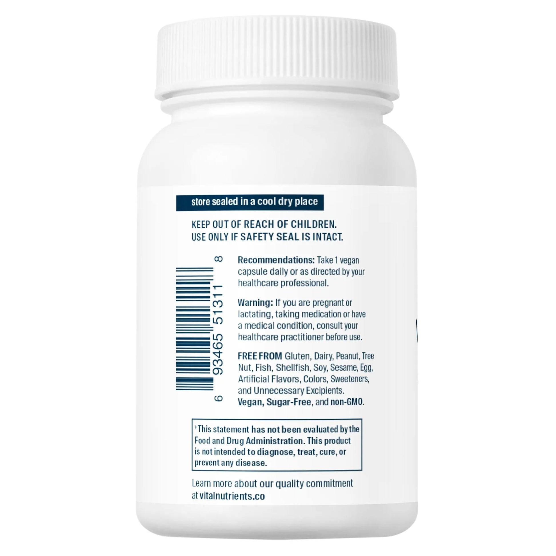 Vitamin B6 100mg(Vital Nutrition) - HAPIVERI