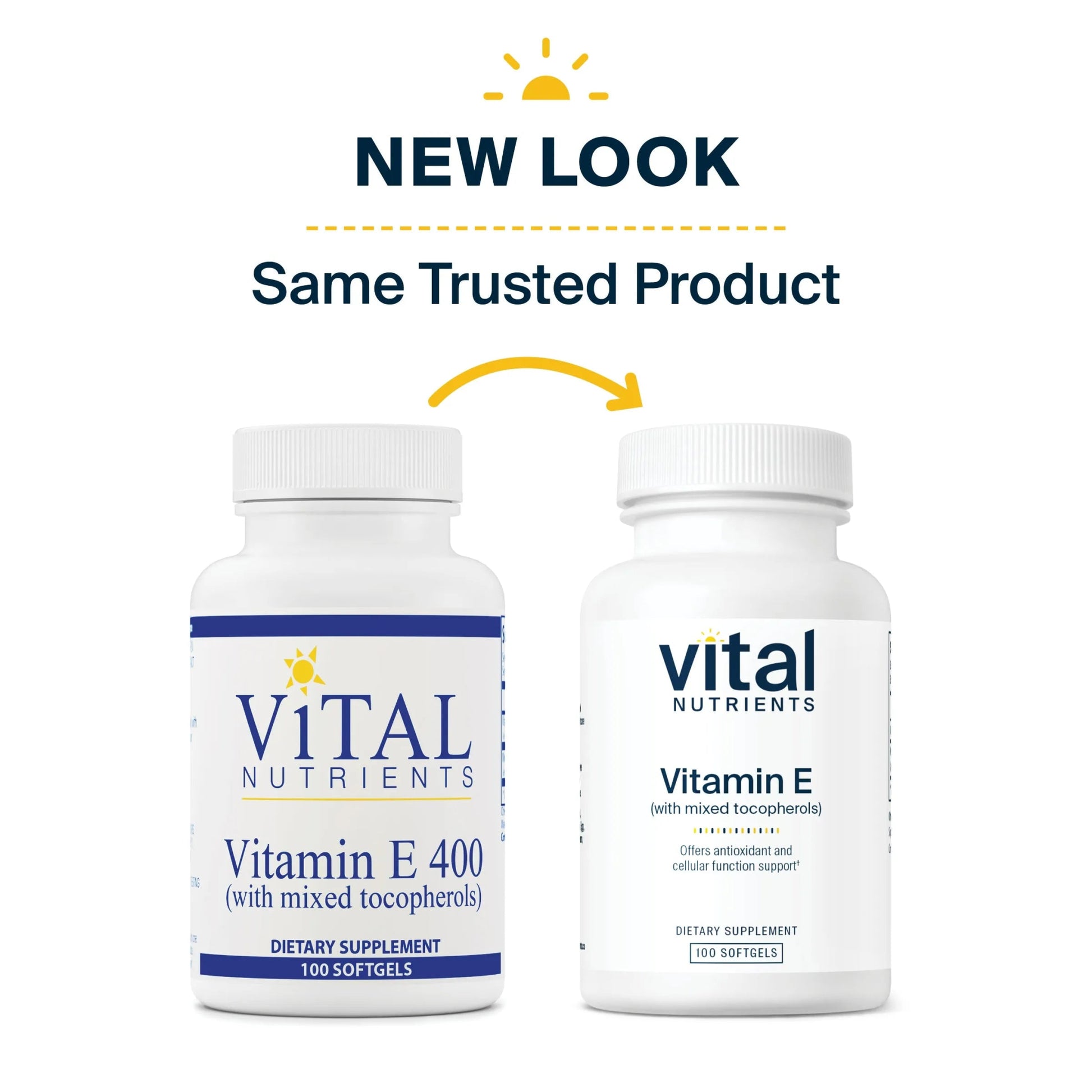 Vitamin E 400 (with mixed tocopherols)(Vital Nutrition) - HAPIVERI