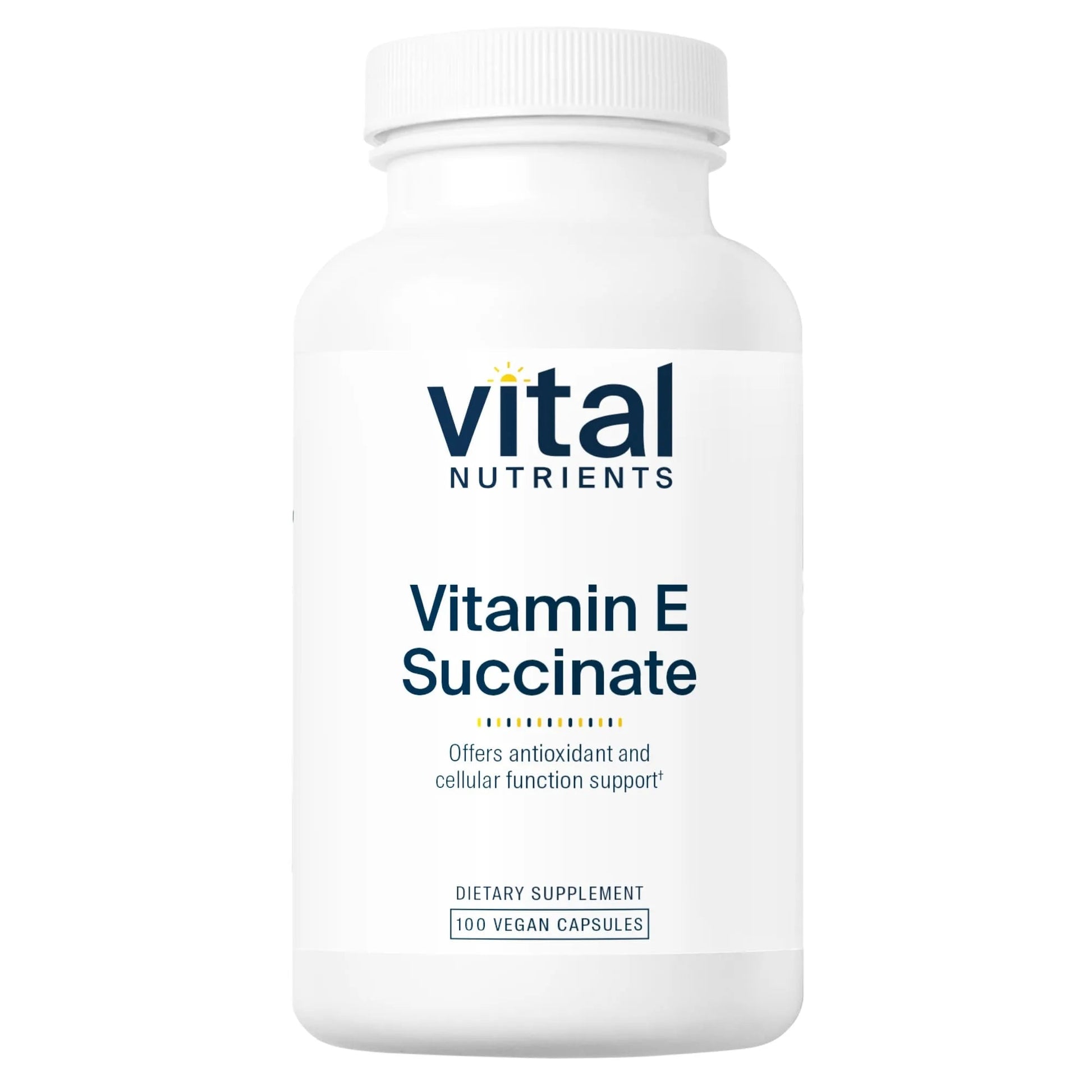 Vitamin E Succinate (536mg Alpha Tocopheryl)(Vital Nutrition) - HAPIVERI