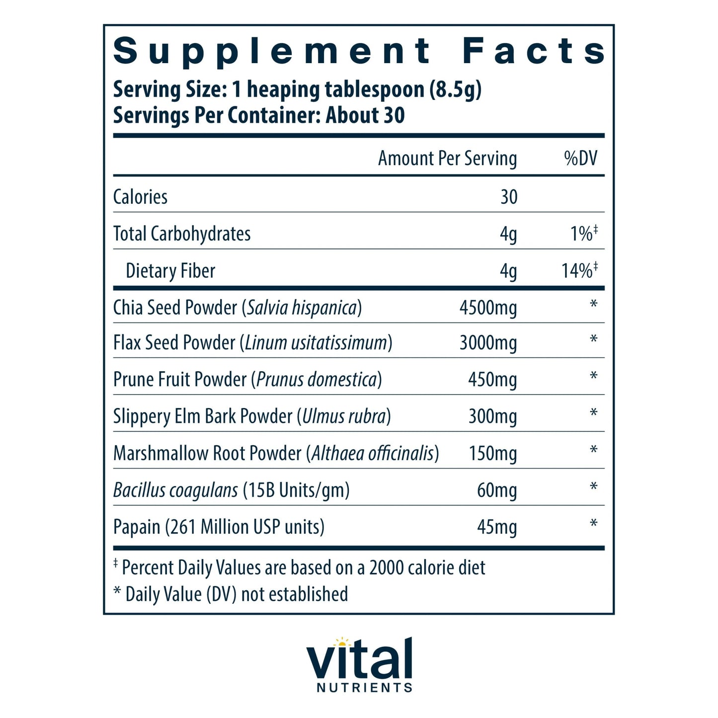 Whole Fiber Fusion(Vital Nutrition) - HAPIVERI