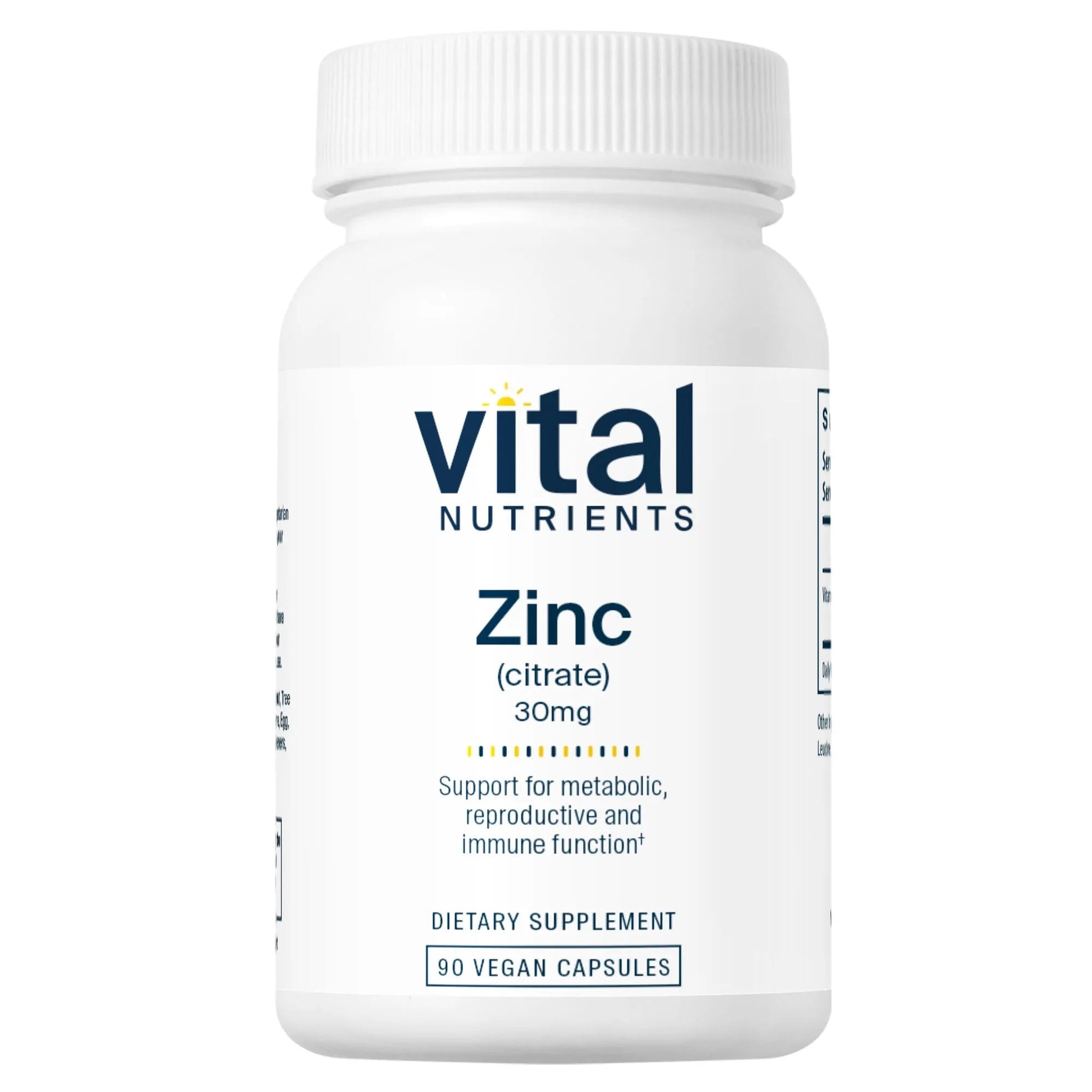 Zinc (citrate) 30mg(Vital Nutrition) - HAPIVERI